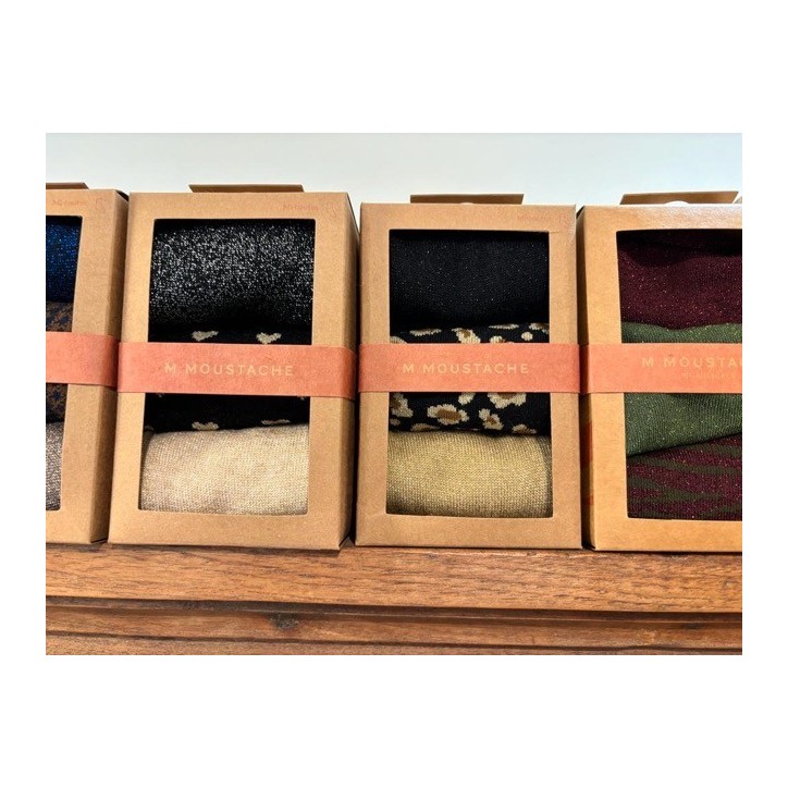 COFFRET 3 PAIRES DE CHAUSSETTES COFFRET 3 PAIRES DE CHAUSSETTES