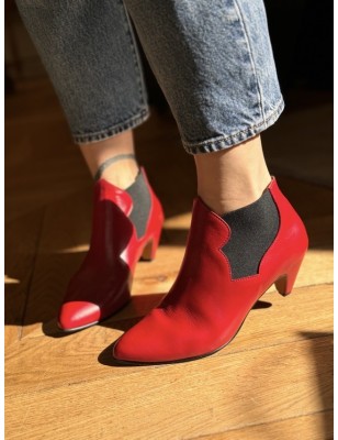 BOOTS 80'S ROUGE