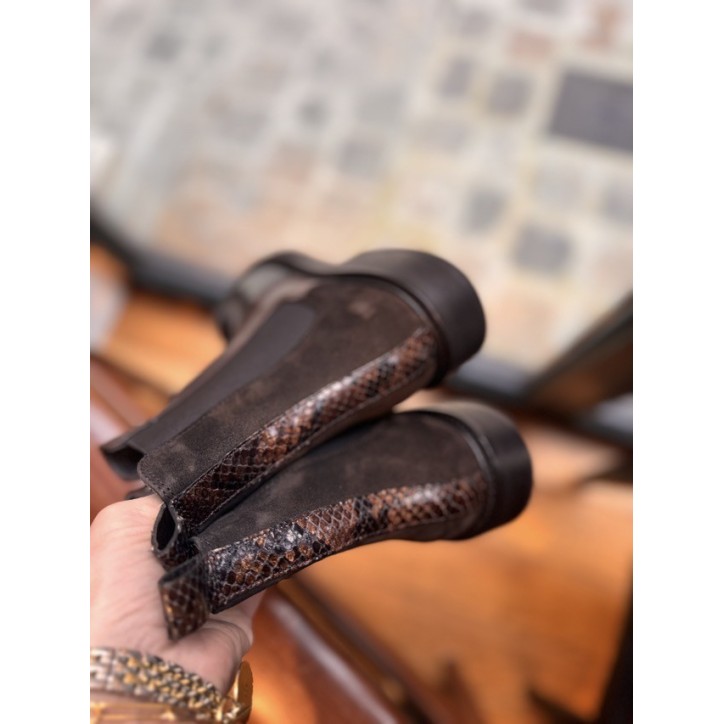 BOOTS CHOCOLAT PYTHON BOOTS CHOCOLAT PYTHON