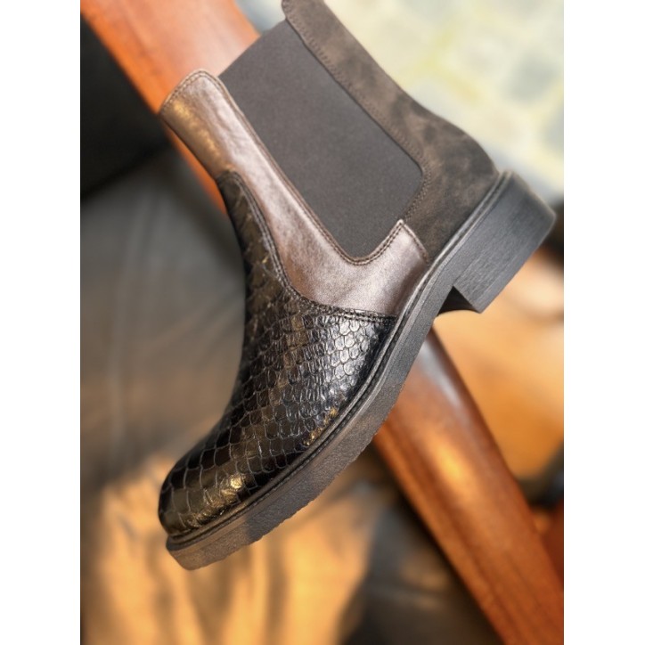 BOOTS CHOCOLAT PYTHON BOOTS CHOCOLAT PYTHON