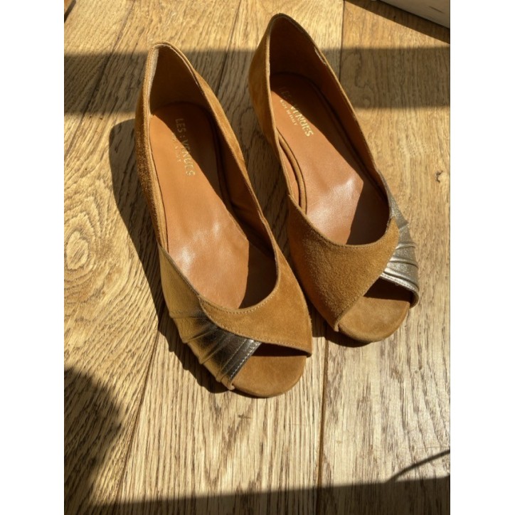 BALLERINE OPEN TOE CAMEL BALLERINE OPEN TOE CAMEL