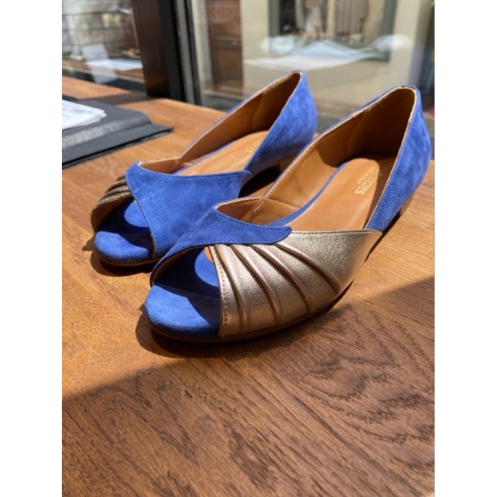 BALLERINE OPEN TOE BLEUE BALLERINE OPEN TOE BLEUE