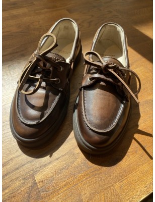 MOCASSIN ETNIC BROWN CUIR
