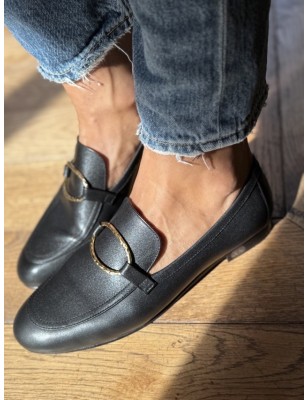 MOCASSIN TOMBOY CHIC NOIR