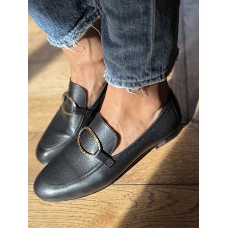 MOCASSIN TOMBOY CHIC NOIR