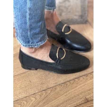 MOCASSIN TOMBOY CHIC NOIR