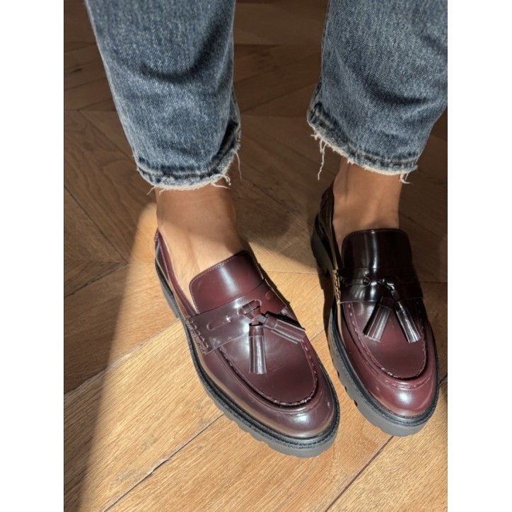 MOCASSIN PAMPILLES A9046 BORDEAUX