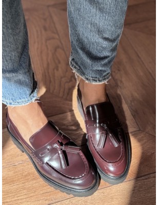 MOCASSIN PAMPILLES A9046 BORDEAUX