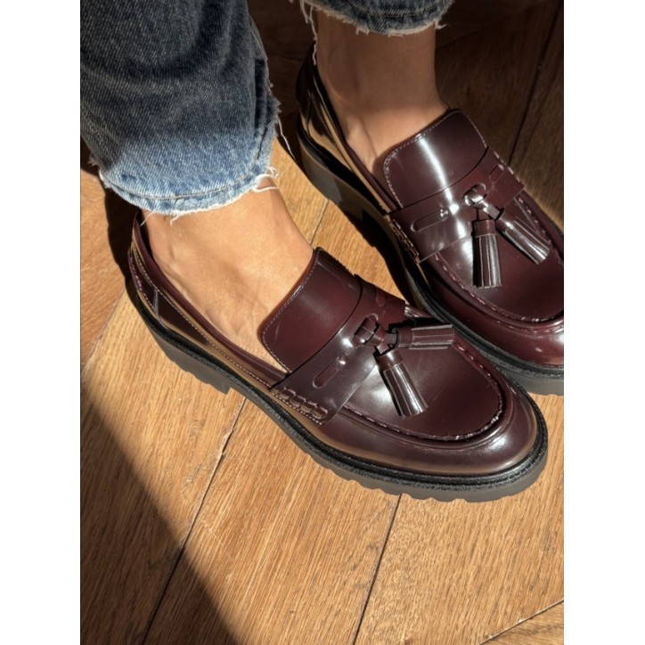 MOCASSIN PAMPILLES A9046 BORDEAUX