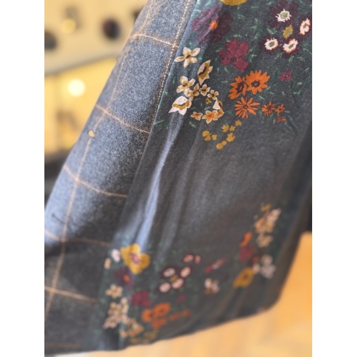 VESTE CARREAUX BRODÉE VESTE CARREAUX BRODÉE