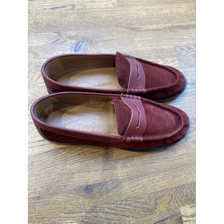 PENNY LOAFER SUEDE BORDEAUX PENNY LOAFER SUEDE BORDEAUX