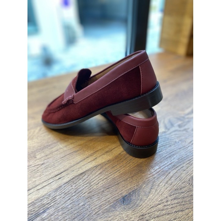 PENNY LOAFER SUEDE BORDEAUX PENNY LOAFER SUEDE BORDEAUX