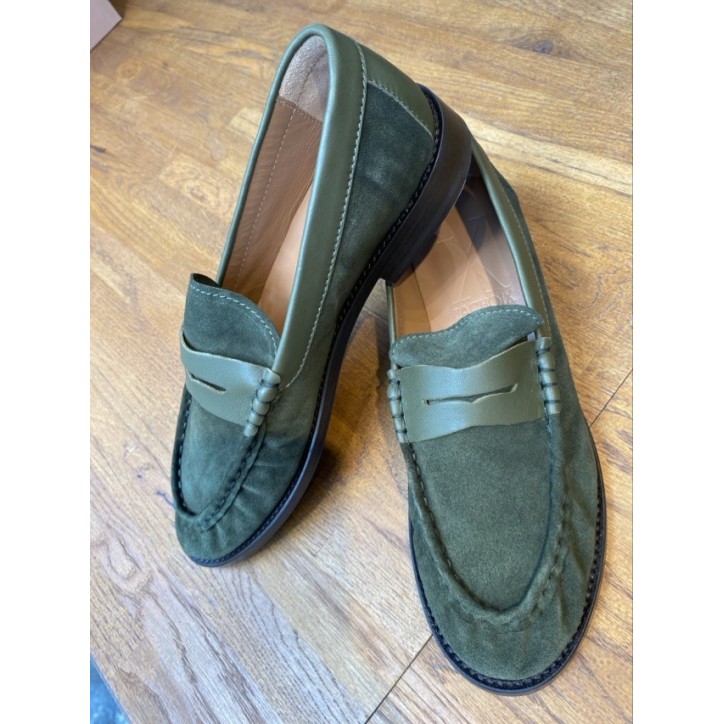 PENNY LOAFER SUEDE KAKI PENNY LOAFER SUEDE KAKI