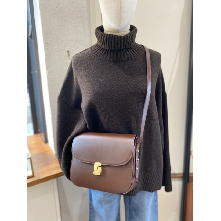 PULL COL ROULÉ LAINE CHOCOLAT PULL COL ROULÉ LAINE CHOCOLAT