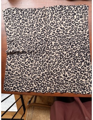 BANDANA CACHEMIRE LEOPARD