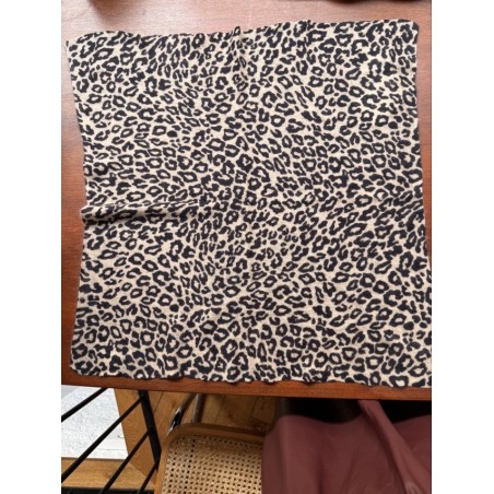 BANDANA CACHEMIRE LEOPARD