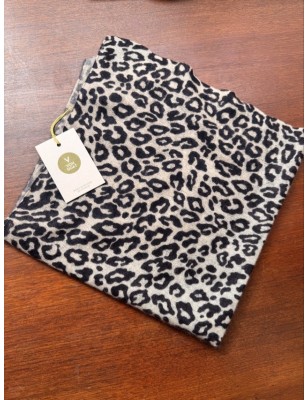 BANDANA CACHEMIRE LEOPARD