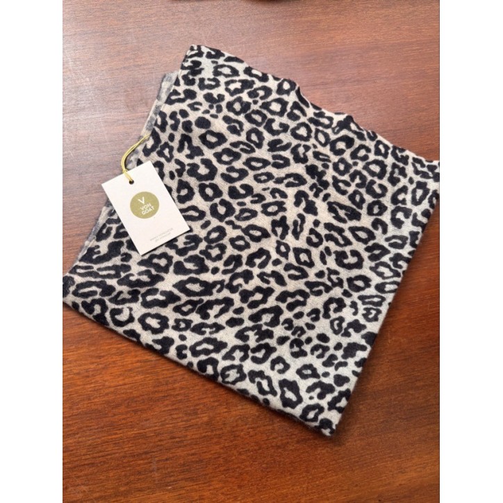 BANDANA CACHEMIRE LEOPARD