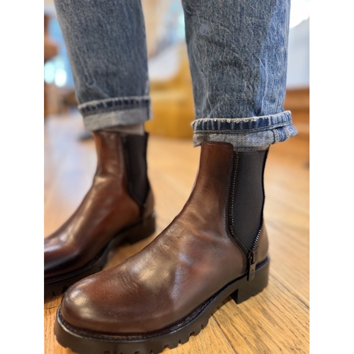 BOOTS ZIP ARMY RUST BOOTS ZIP ARMY RUST