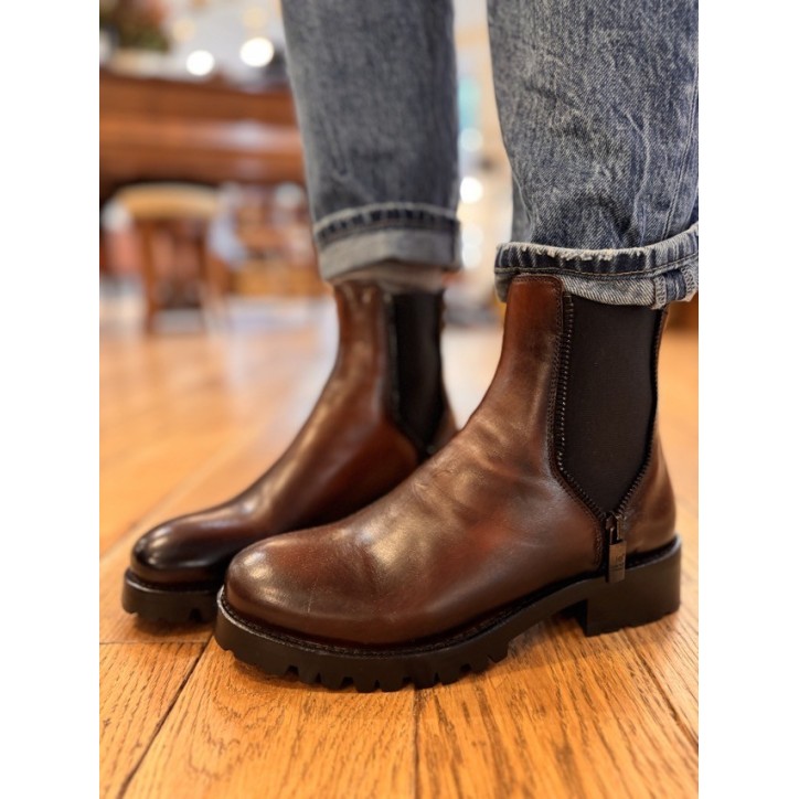 BOOTS ZIP ARMY RUST BOOTS ZIP ARMY RUST