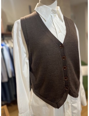 CARDIGAN GIANCARLO SANS MANCHE