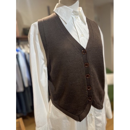 CARDIGAN GIANCARLO SANS MANCHE