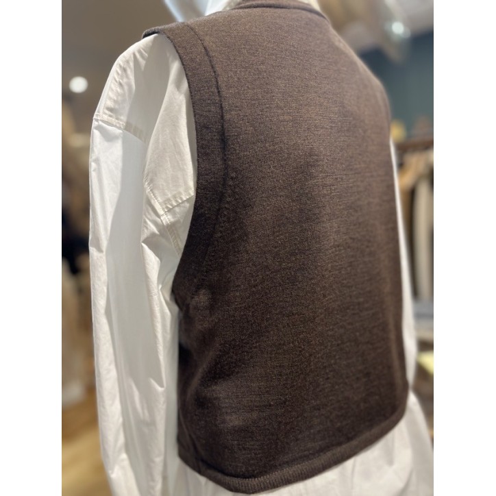 CARDIGAN GIANCARLO SANS MANCHE