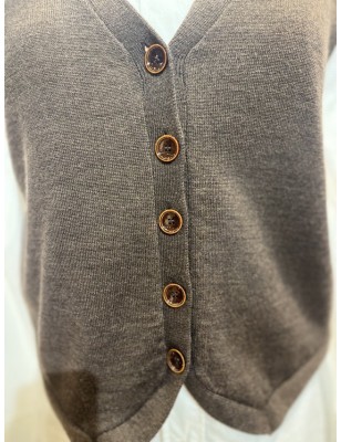 CARDIGAN GIANCARLO SANS MANCHE