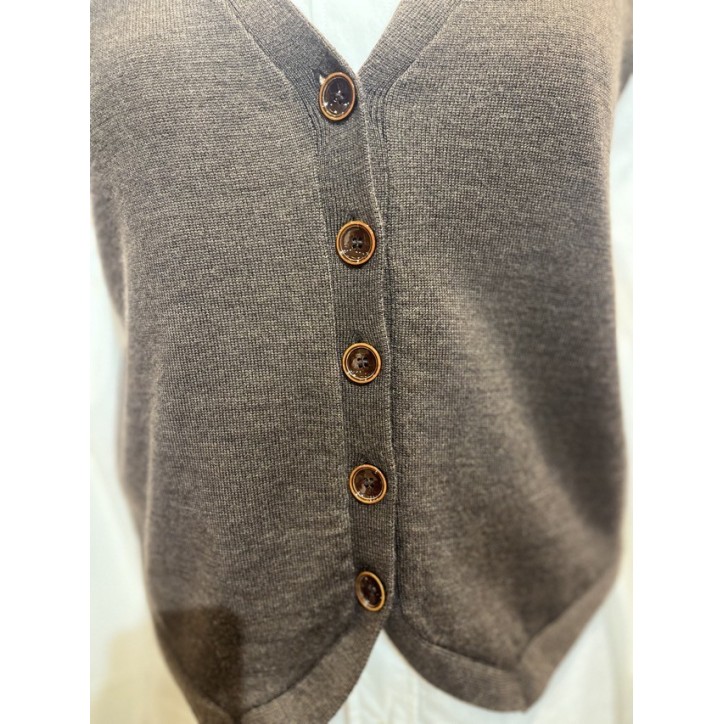 CARDIGAN GIANCARLO SANS MANCHE