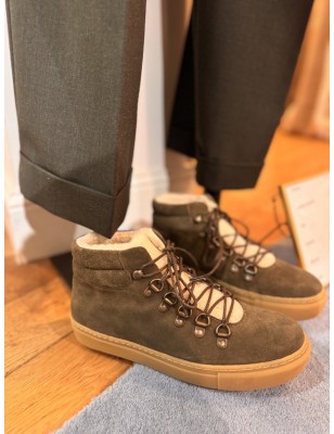 SNEAKERS FOURRÉES LAYLA KAKI