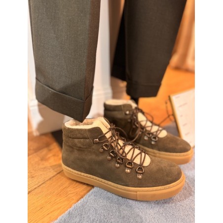 SNEAKERS FOURRÉES LAYLA KAKI