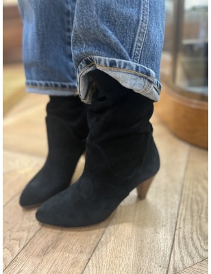 MI-BOTTES NOIRES 80'S