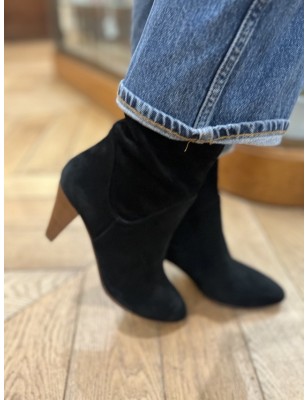 MI-BOTTES NOIRES 80'S