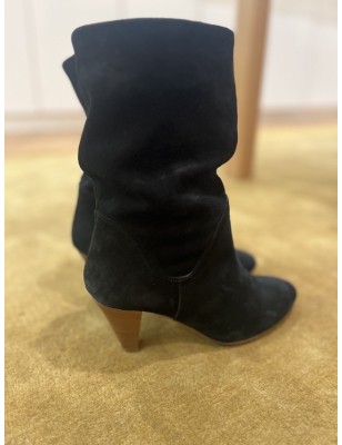 MI-BOTTES NOIRES 80'S