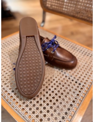 MOCASSIN BATEAU MARIN