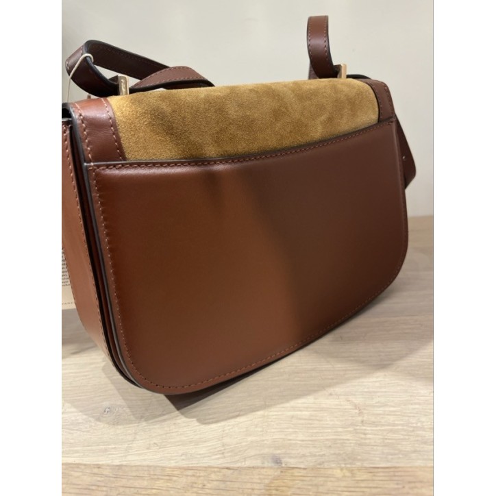 SAC À RABAT ROMY SUEDE & CUIR