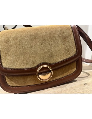 SAC À RABAT ROMY SUEDE & CUIR