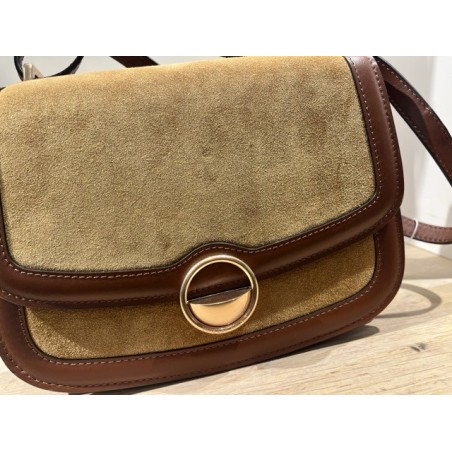 SAC À RABAT ROMY SUEDE & CUIR