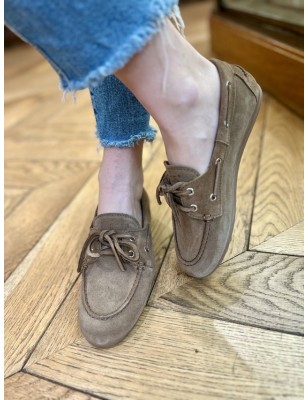 BOAT LOAFER BRUSHED - SUEDE