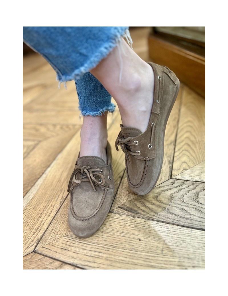 BOAT LOAFER BRUSHED - SUEDE