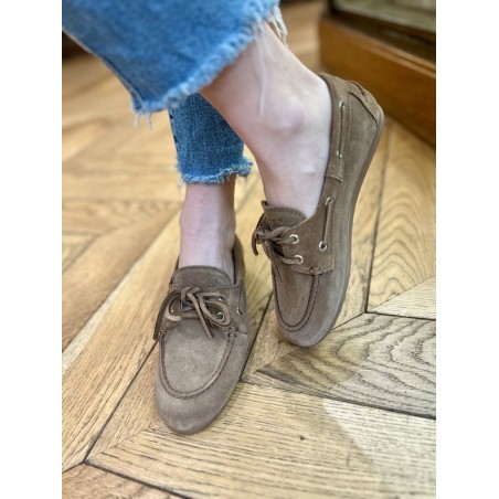 BOAT LOAFER BRUSHED - SUEDE