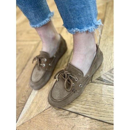 BOAT LOAFER BRUSHED - SUEDE