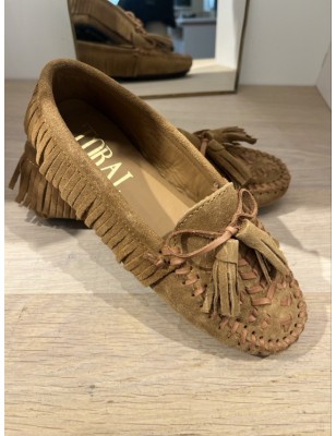BALLERINE BASKET IRIS COGNAC