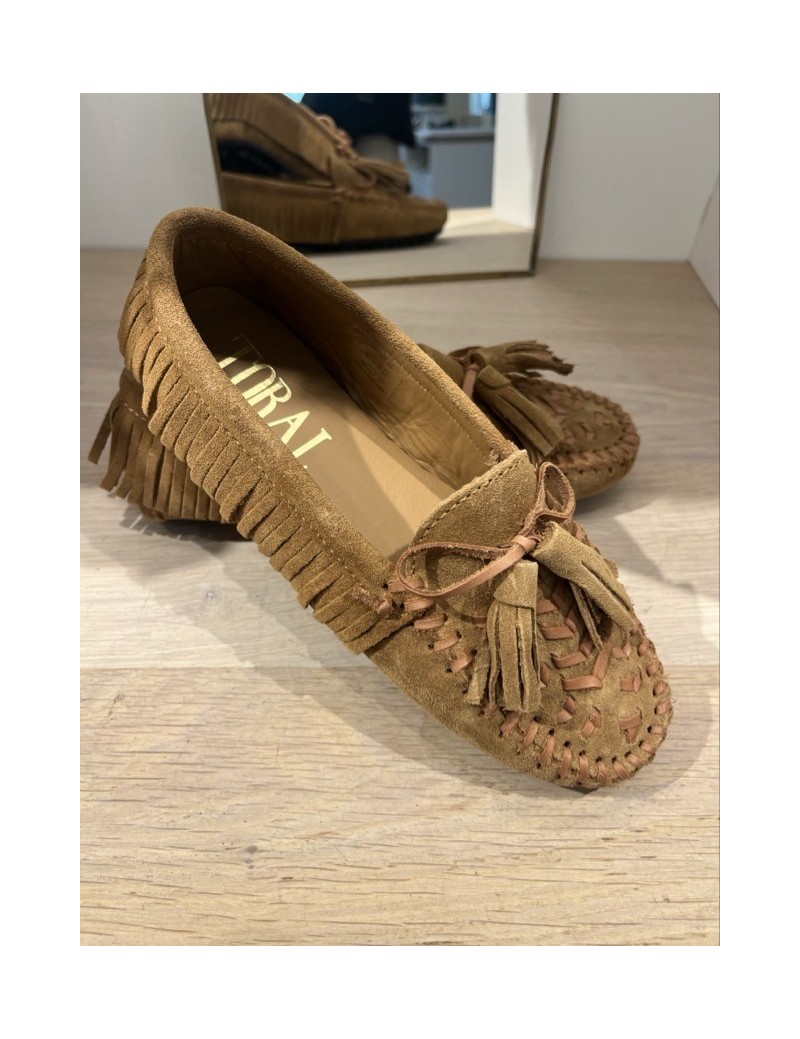 BALLERINE BASKET IRIS COGNAC