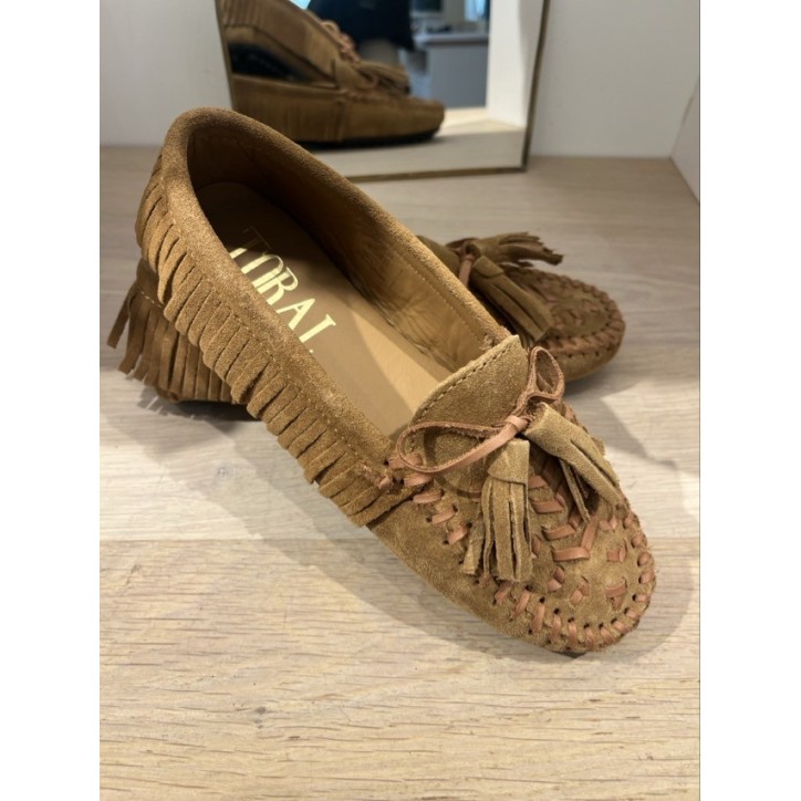 BALLERINE BASKET IRIS COGNAC
