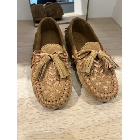 BALLERINE BASKET IRIS COGNAC