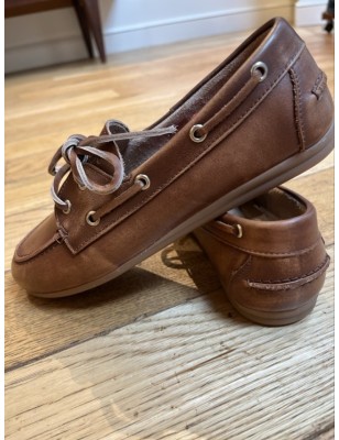 BOAT LOAFER BRUSHED - CUIR