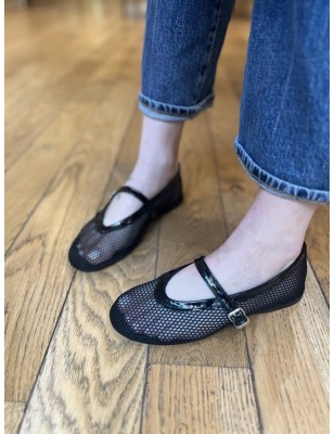 BALETTO MESH - CUIR
