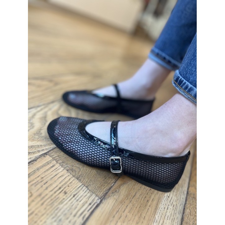 BALETTO MESH - CUIR