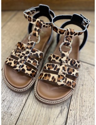 SANDALE LEOPARD